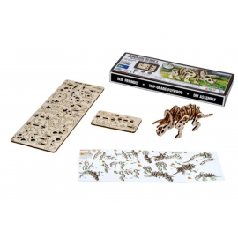 3D dřevěné puzzle - Triceratops